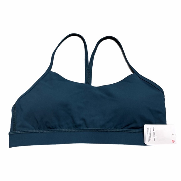 NWT Lululemon Flow Y Bra *Nulu A-C Cups (Indochine Blue) Size 10